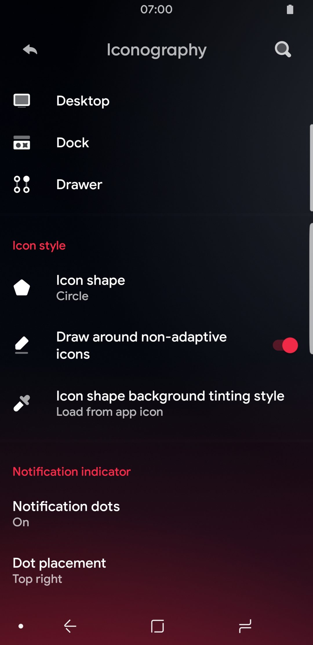 Hyperion Launcher Iconography