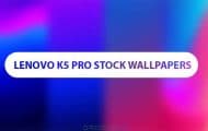 Lenovo K5 Pro Stock Wallpapers